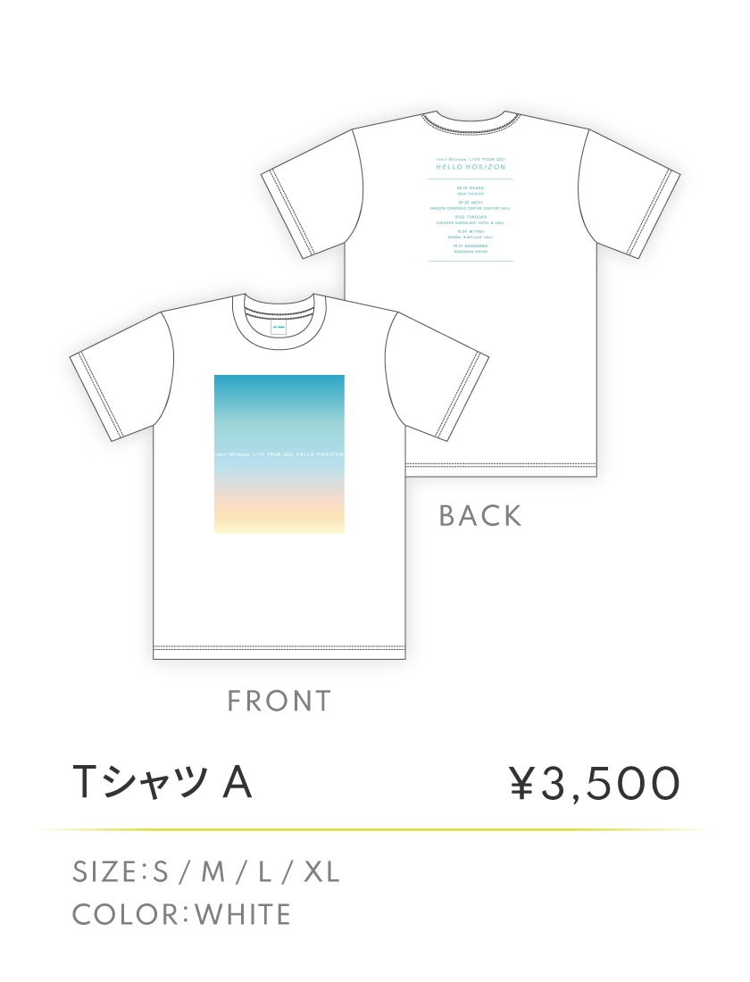 水瀬いのり LIVE TOUR 2020 We Are Now TシャツA